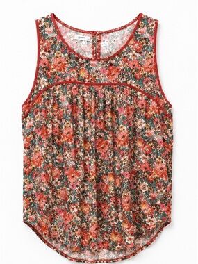 Maurices Floral Sleeveless Camisole - Red Multi